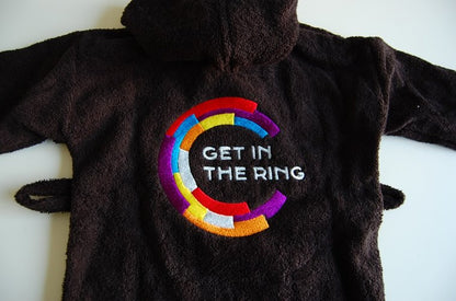 Badjas met naam en logo - Gepersonaliseerd Cadeau - In-house Geborduurd