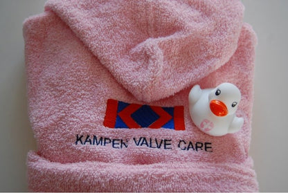Badjas met naam en logo - Gepersonaliseerd Cadeau - In-house Geborduurd
