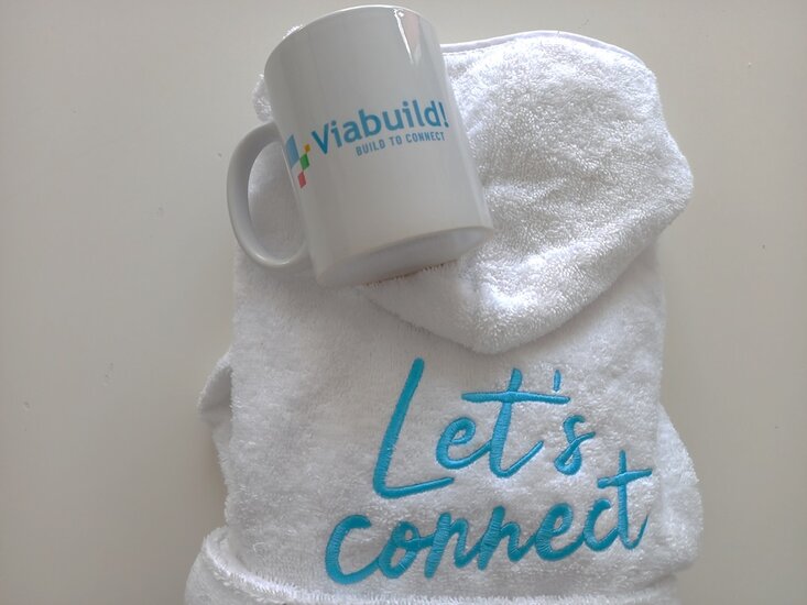 Badjas met naam en logo - Gepersonaliseerd Cadeau -