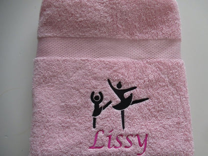 Ballet cadeau sport handdoek bestellen| Borduurkado