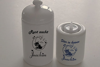 Sterrenlichtje Baby | Star in Heaven met Naam - Gepersonaliseerd Cadeau - In-house Geborduurd