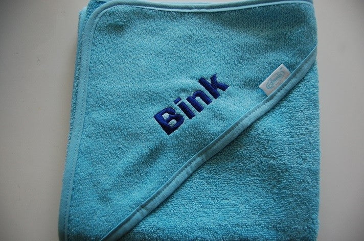 Badcape donker blauw stoer voor jongens en meisjes.