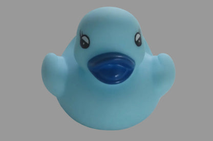 Blauwe badeend