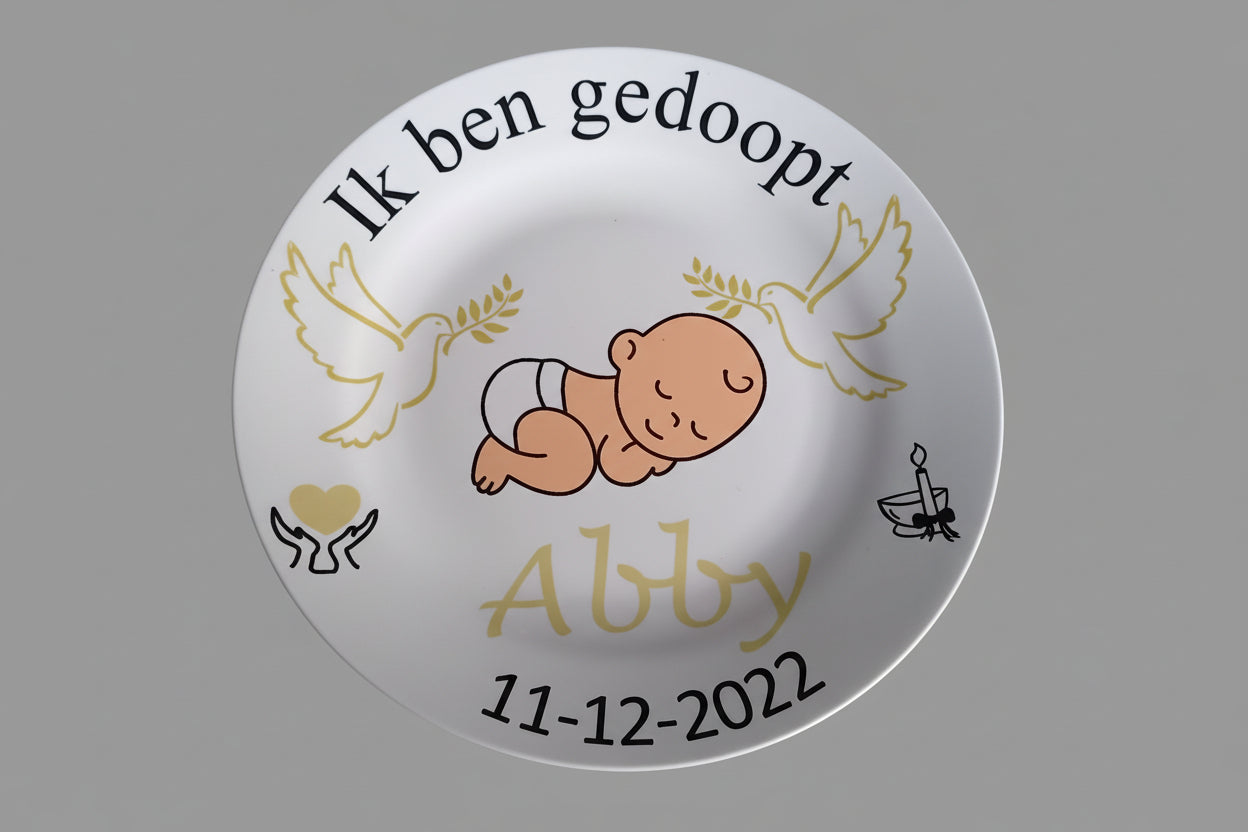 Christelijk doopcadeau met naam