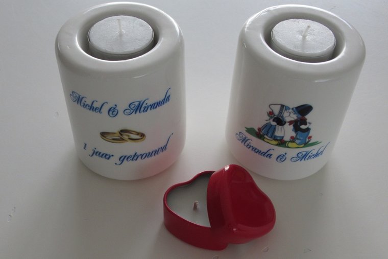 Mooi delfsblauw cadeau voor holland fans