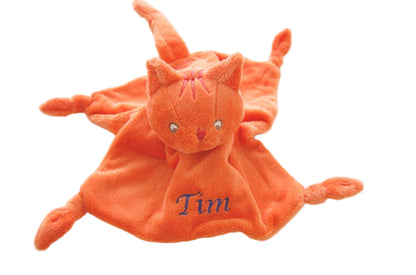 Dikkie Dik knuffeldoek met naam - Gepersonaliseerd Cadeau - In-house Geborduurd