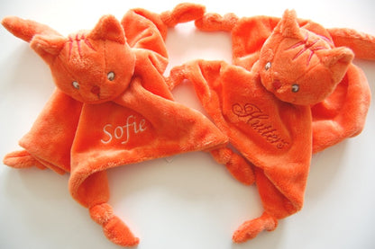 Dikkie Dik knuffeldoek met naam - Gepersonaliseerd Cadeau - In-house Geborduurd