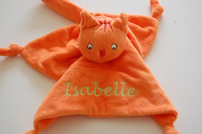 Dikkie Dik knuffeldoek met naam - Gepersonaliseerd Cadeau - In-house Geborduurd