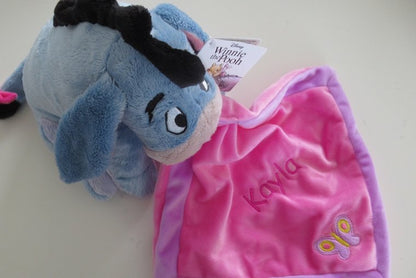 Disney Eeyore geboorte knuffel met naam - Gepersonaliseerd Cadeau - In-house Geborduurd