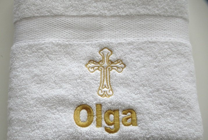 Handdoek voor doop