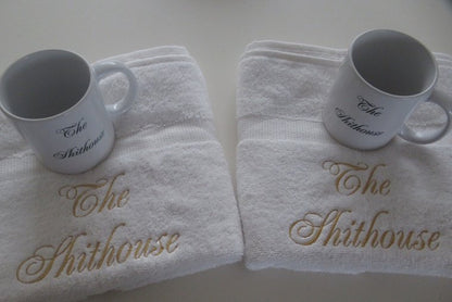 Handdoek logo - Gepersonaliseerd Cadeau - In-house Geborduurd