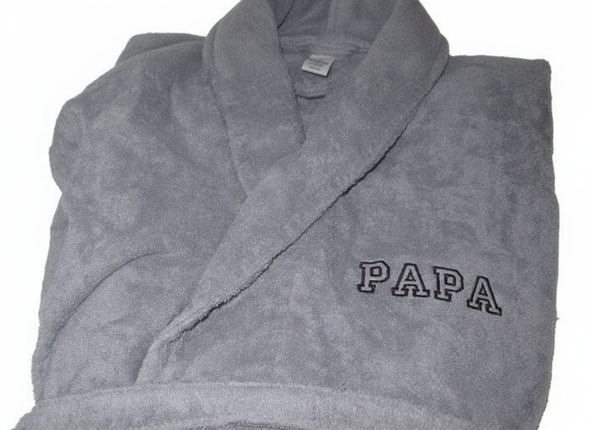 Bestel vandaag je heren badjas | borduurkado.nl