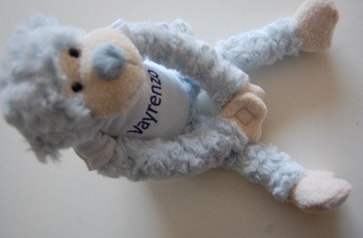 Knuffelaap met naam