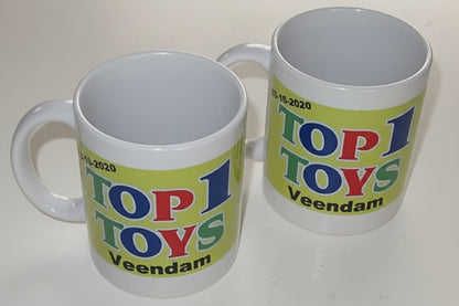 Koffiemok met logo
