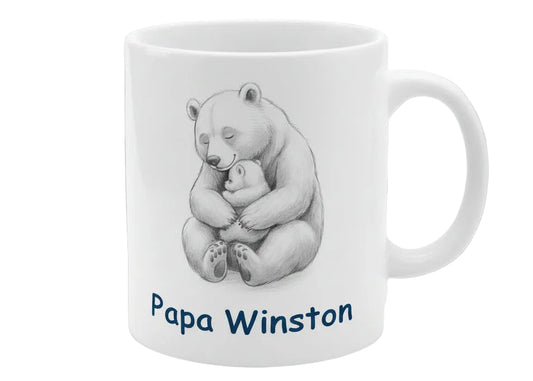 Vaderdag mok met naam cadeau voor de liefste Papa