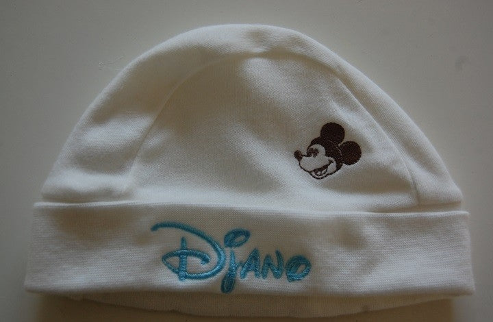 Babymuts Mickey Mouse met Naam