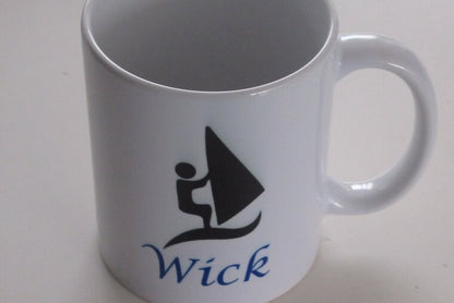 Mok met windsurfer afbeelding cadeau