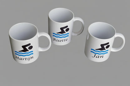 Mokken met Naam en Zwem afbeelding