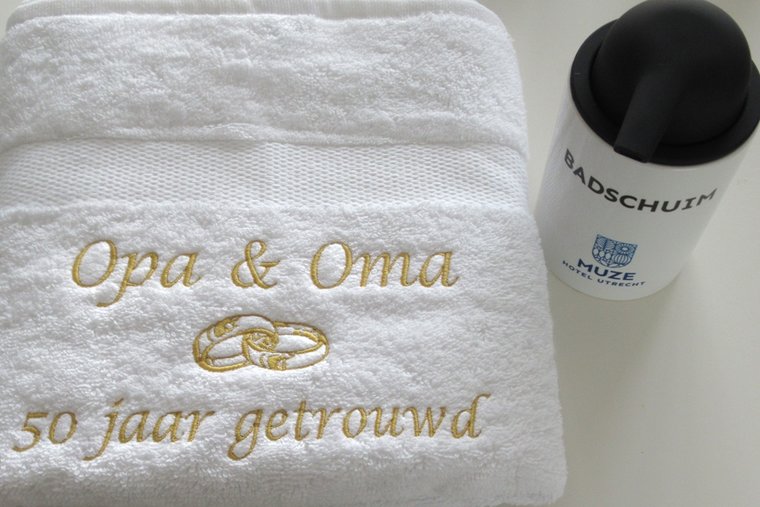 Opa en Oma 50 jaar getrouwd cadeau - Gepersonaliseerd Cadeau