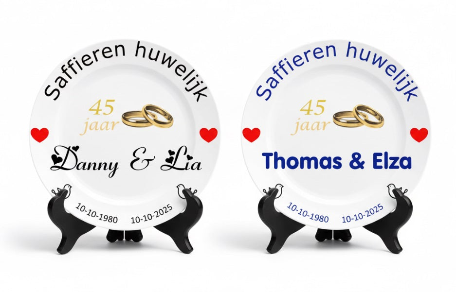 Origineel 45 jarig trouwdag cadeau