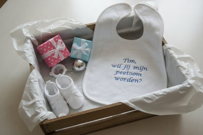 Origineel cadeau voor Peetoom of peettante cadeau