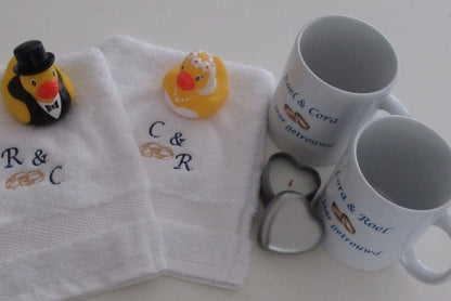 Romantisch klein cadeautje hartvormig kaarsje