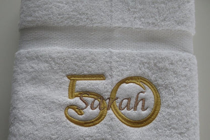 Sarah handdoek 50 jaar