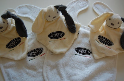 Slabber met logo - Gepersonaliseerd Cadeau - In-house Geborduurd