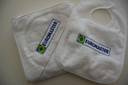 Slabber met logo