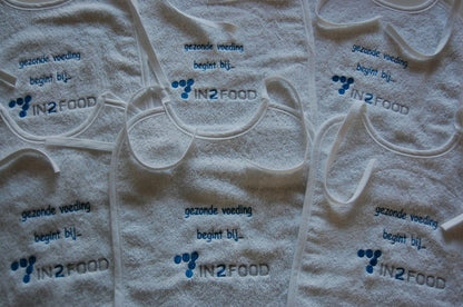Slabber met logo