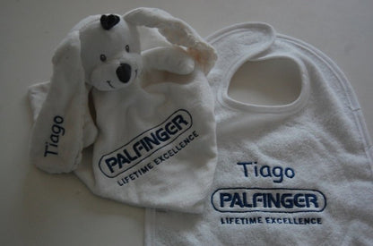 Slabber met logo