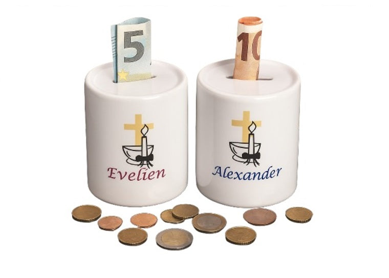 ontwerp zelf je uniek cadeau voor een doop met naam en gouden kruis