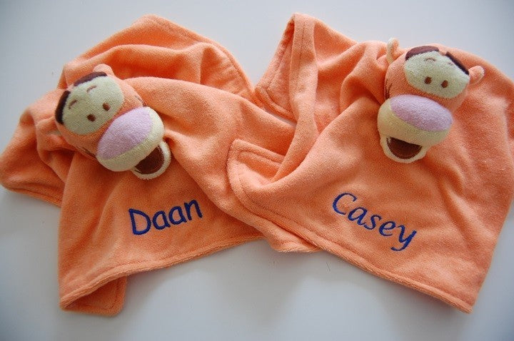 Teigertje knuffeldoek met Naam
