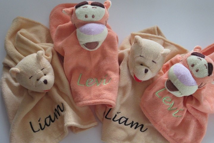 Teigertje knuffeldoek met Naam