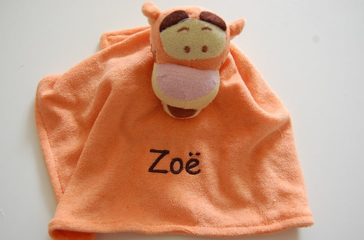 Teigertje knuffeldoek met Naam
