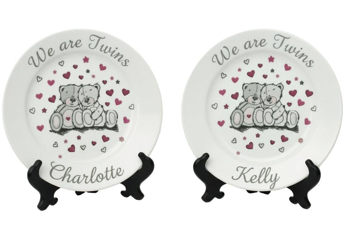 Tweeling cadeau kinderbordje