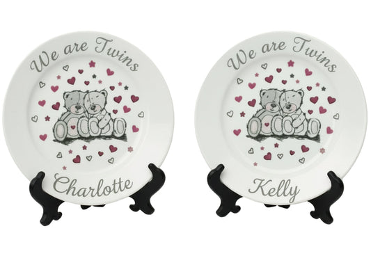 Tweeling cadeau kinderbordje