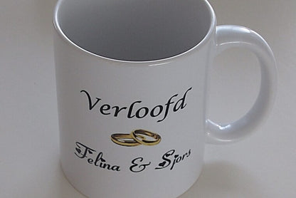 Verloving cadeau met naam