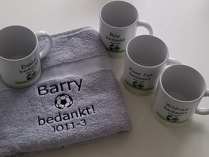 Koffiemok Trainer bedankt - Persoonlijk bedankje