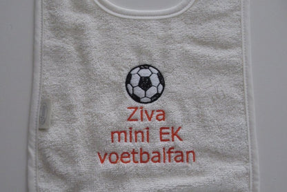Sport slabber met naam - Gepersonaliseerd Cadeau - In-house Geborduurd
