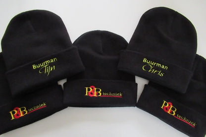Wintermuts met Logo - Gepersonaliseerd Cadeau - In-house Geborduurd