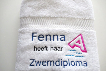 Zwemdiploma A origineel cadeau met naam