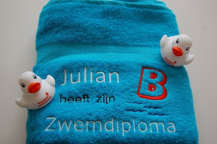 Zwemdiploma cadeau met naam