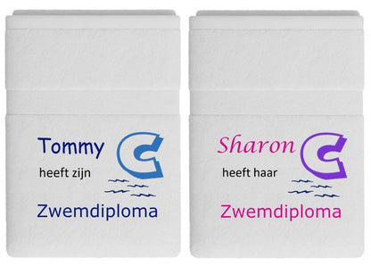 Zoek je een afzwemcadeau voor diploma a,b f c? wij hebben het!
