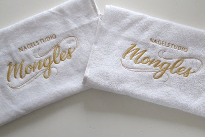Armsteun handdoekjes - Gepersonaliseerd Cadeau - In-house Geborduurd