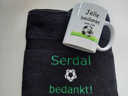 Coach bedankt | Trainer bedankt | Kado met naam
