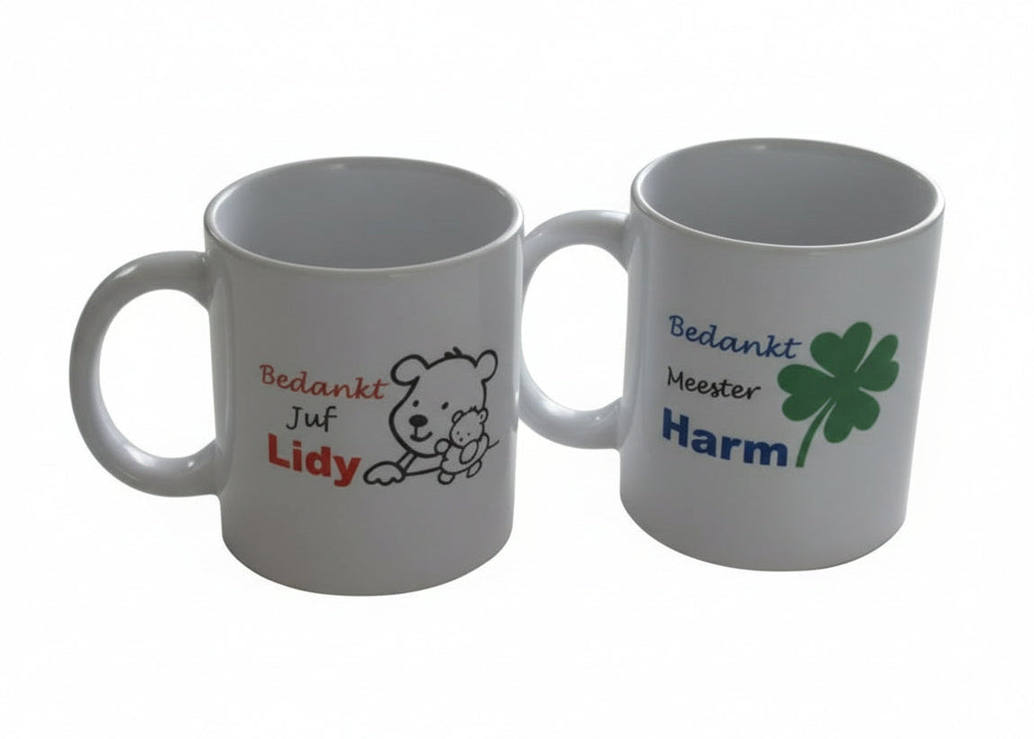 bedankt juf en bedankt meester cadeau