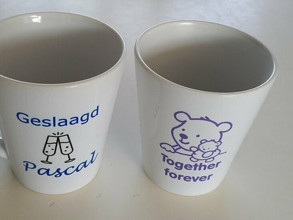 Bloempot met Naam – Origineel Bedankt Cadeau - Gepersonaliseerd Cadeau - In-house Geborduurd