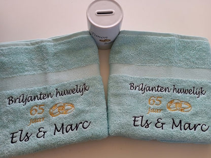 Briljanten huwelijk cadeau | 65 jaar getrouwd -