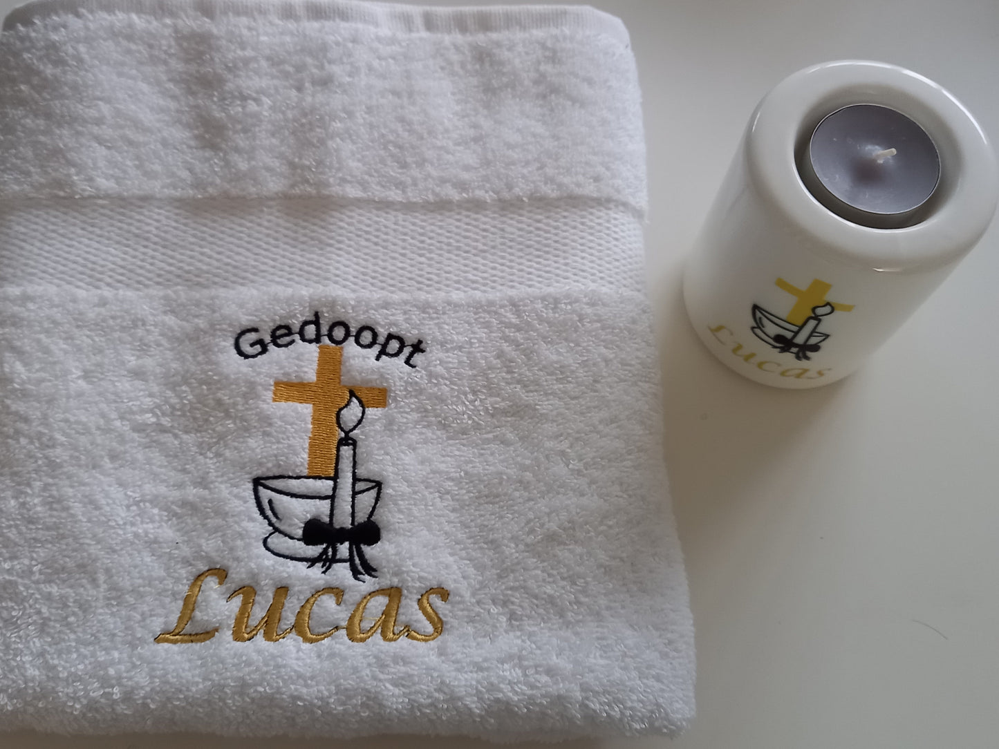 cadeau naam en datum doopfeest